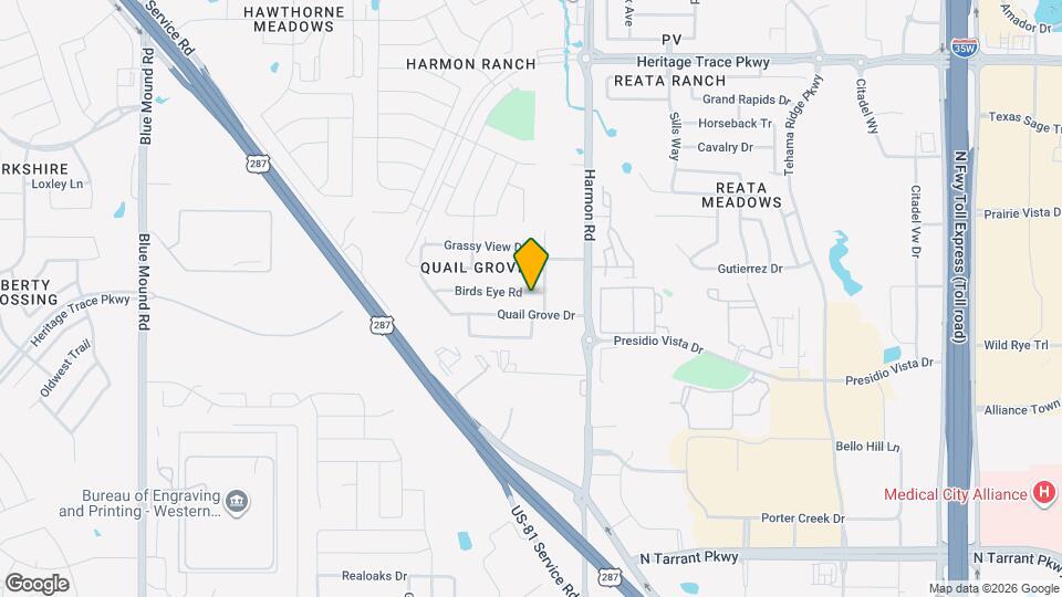 1720 Birds Eye Rd Mapa y Detalles de la Ubicación