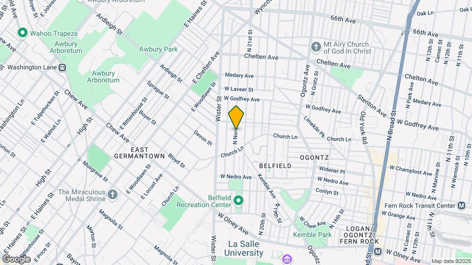6067 N Norwood St Map and Location Details
