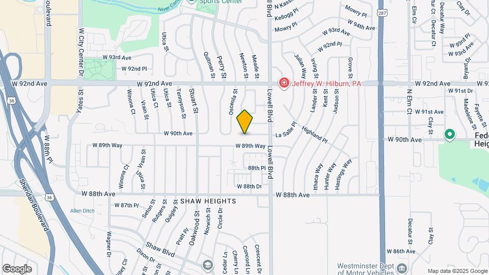 3660 W 90th Ave, Unit 3660 Map and Location Details