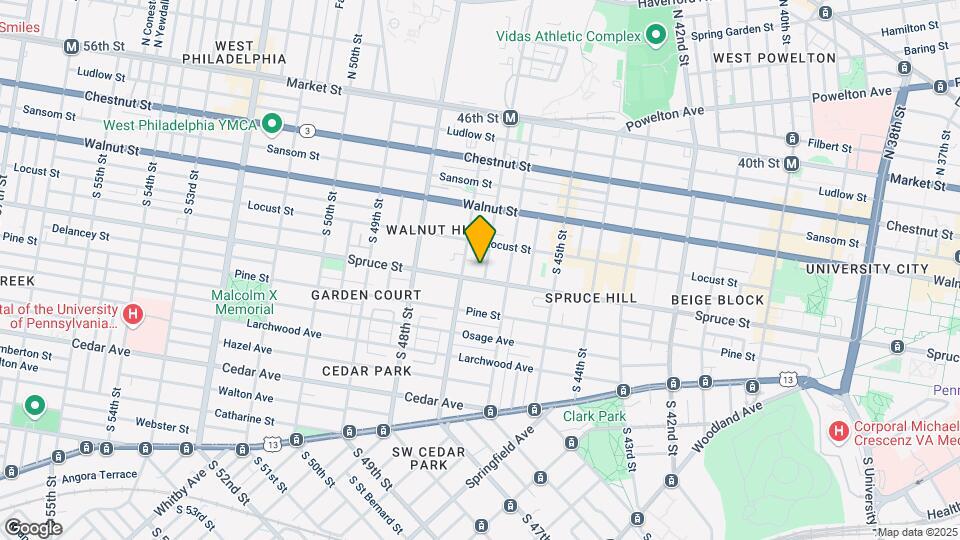 4625 Spruce St Mapa y Detalles de la Ubicación