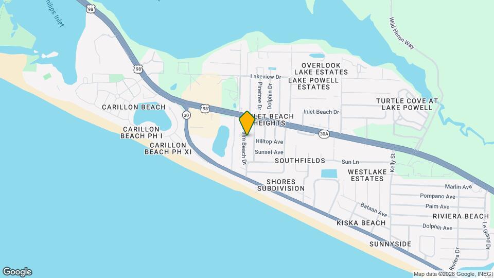 304 Palm Beach Dr Map and Location Details