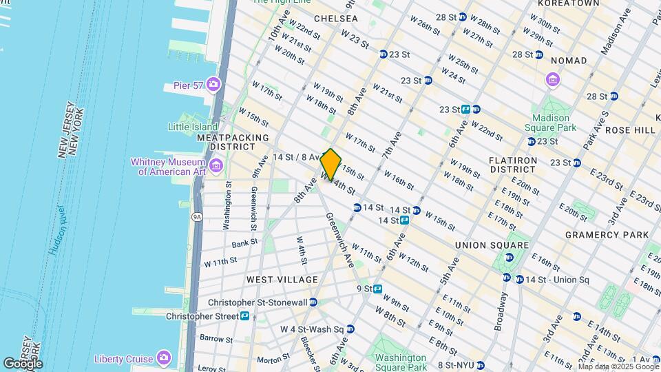 234 W 14th St Mapa y Detalles de la Ubicación