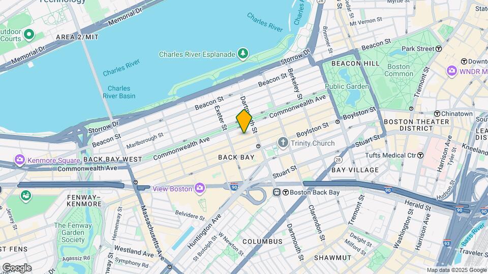 163 Newbury St Map and Location Details