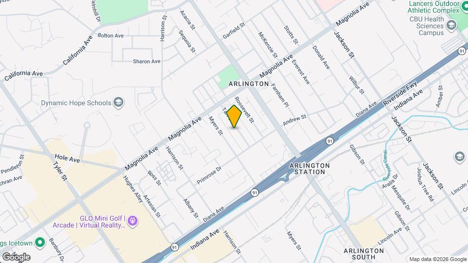 3688 Taft St Map and Location Details