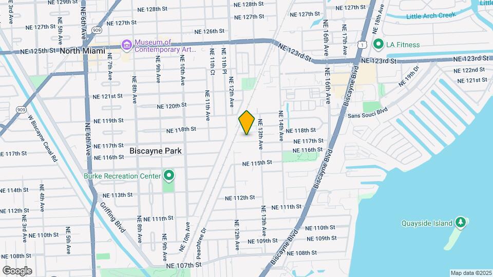 1245 NE 117th St Map and Location Details