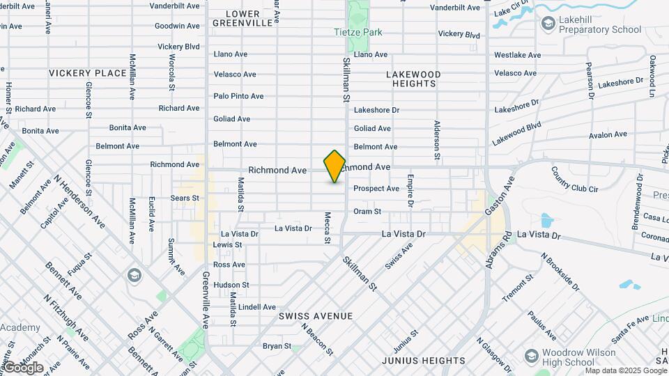 6035 Prospect Ave Map and Location Details
