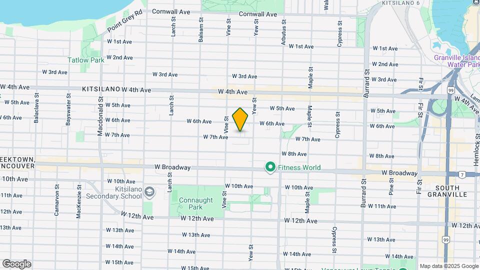 2267 W 7th Ave Map and Location Details
