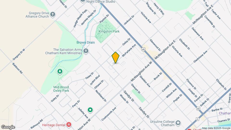 45 Timmins Crescent Map and Location Details