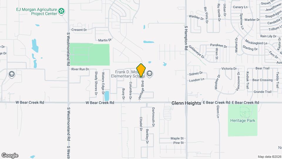 1515 Heritage Blvd Mapa y Detalles de la Ubicación