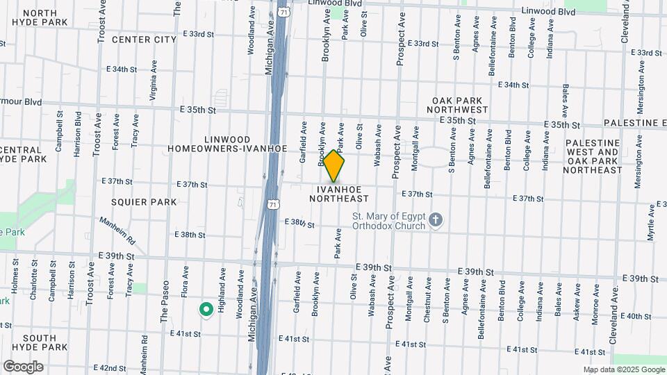 2217 E 37th St Map and Location Details