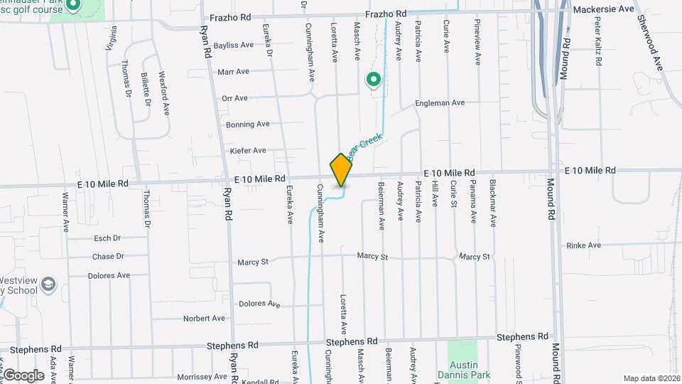 4652 E 10 Mile Rd Map and Location Details