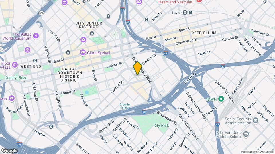 640 S Pearl Expy Map and Location Details