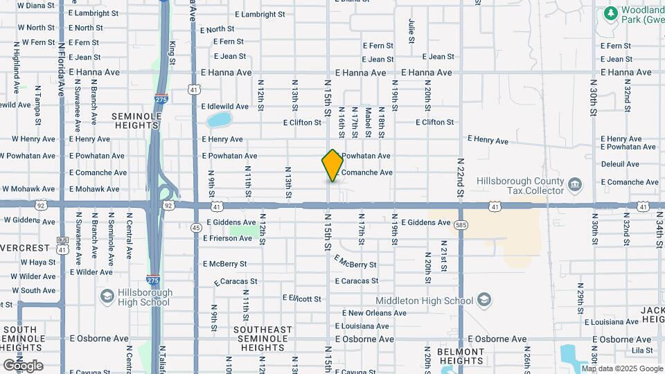 5501 N 15th St Map and Location Details
