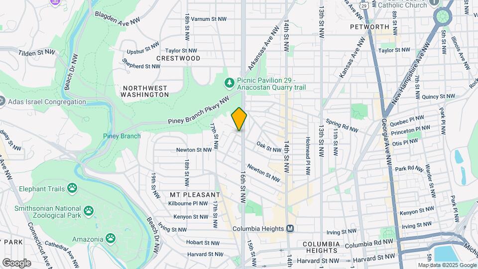 3600 16th St NW Map and Location Details