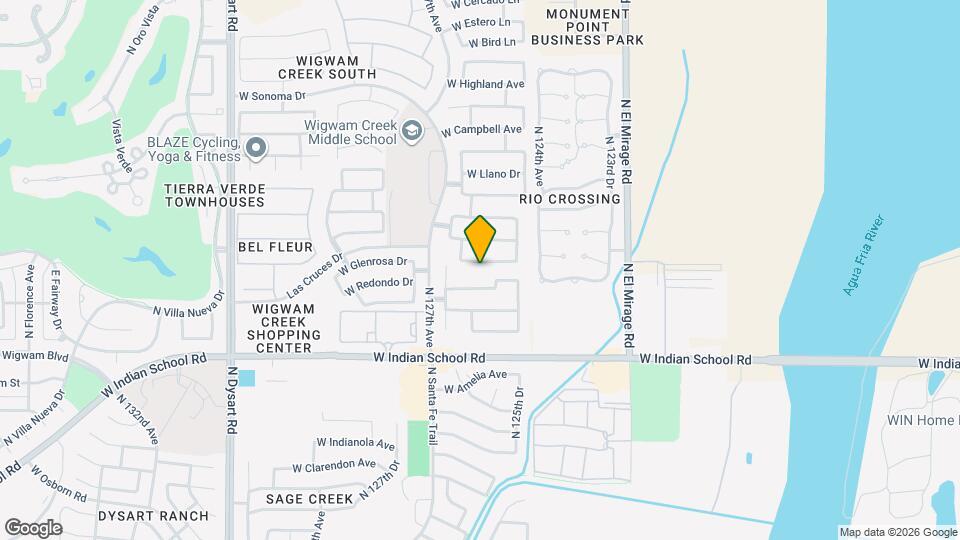 12547 W Glenrosa Dr Mapa y Detalles de la Ubicación