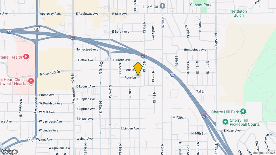 1829 N 6th Pl Map and Location Details