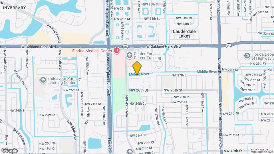 4851 NW 26th Ct Map and Location Details
