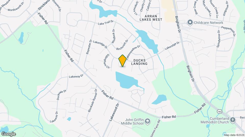 2016 Lakemeadow Dr Map and Location Details
