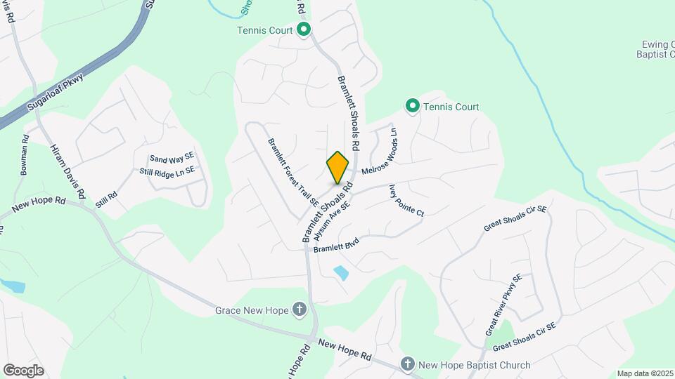 1237 Bramlett Forest Ct SE Map and Location Details