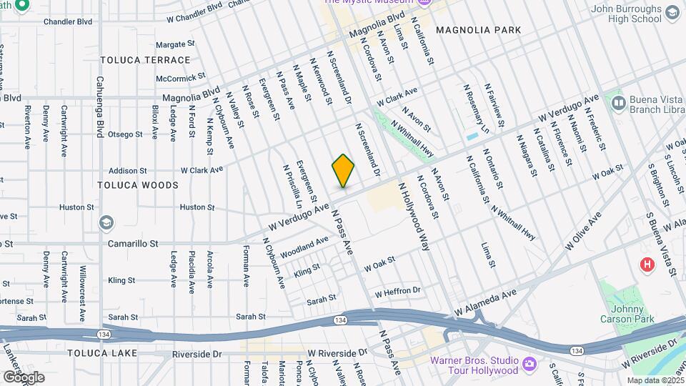 4001 W Verdugo Ave Map and Location Details