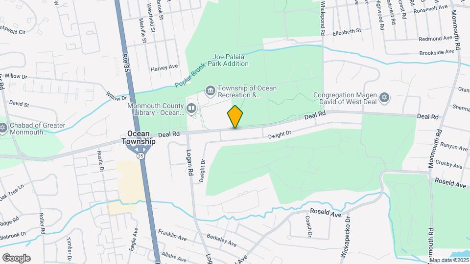 608 Deal Rd Map and Location Details