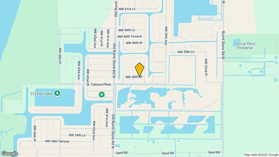 3808 NW 38th St Map and Location Details