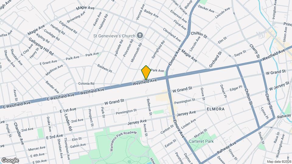 666 Westfield Ave Map and Location Details