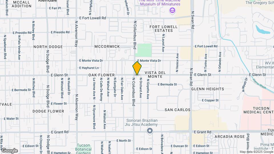 4310 E Glenn St Map and Location Details