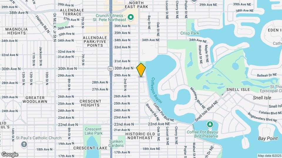 2837 1st St NE Map and Location Details