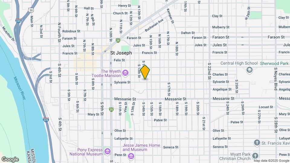1403 Sylvanie St Map and Location Details