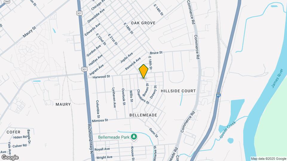 1303 Bowen St Map and Location Details