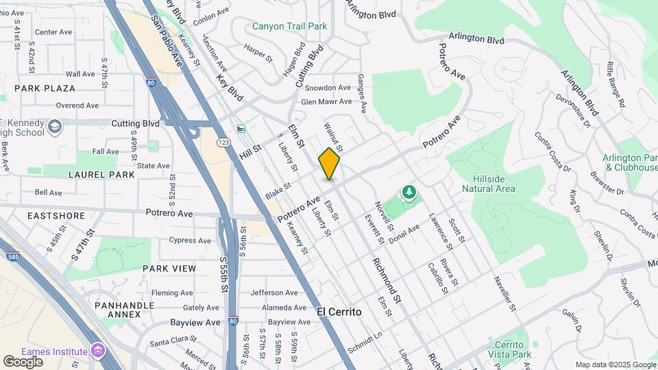 1605 Richmond St Map and Location Details