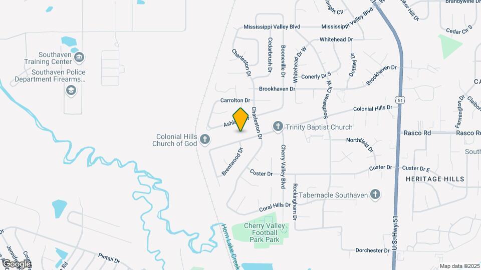 2236 Colonial Hills Dr Map and Location Details