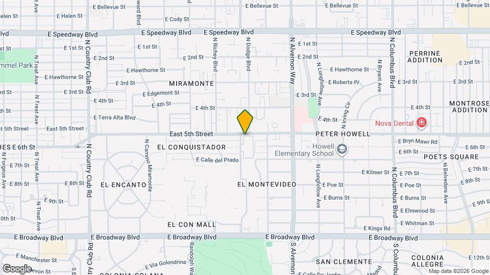 524 N Dodge Blvd Map and Location Details