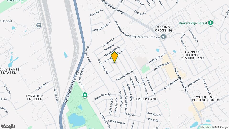 23515 Briarcreek Blvd Map and Location Details