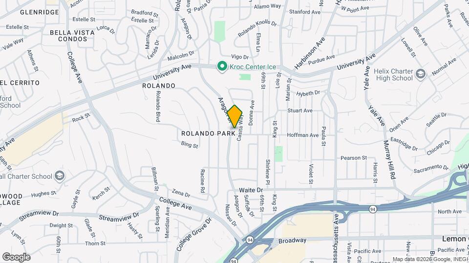 4005 Aragon Dr Map and Location Details