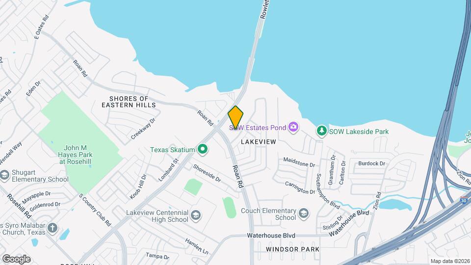 3813 Whiterock Trail Map and Location Details