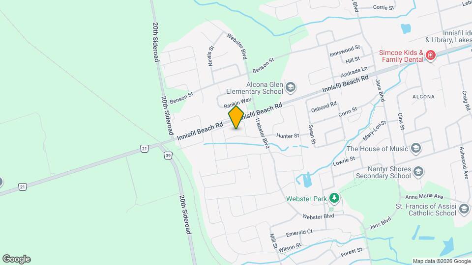 1388 Hunter St Map and Location Details