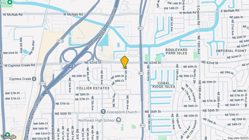 841 NE 61st St Map and Location Details