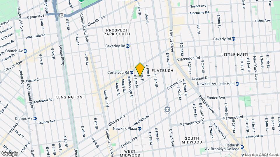 416-422 E 17th St Map and Location Details