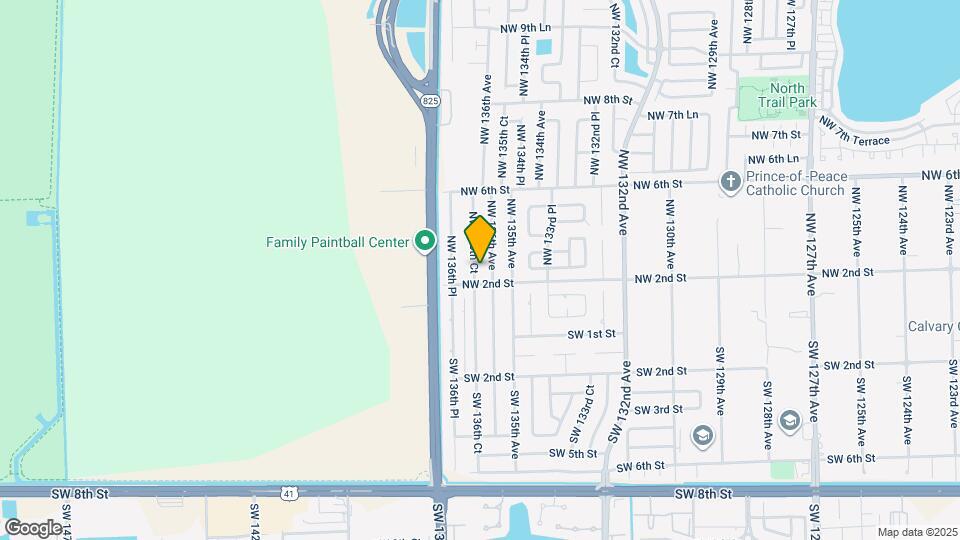 215 NW 136th Ct Map and Location Details