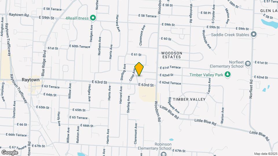 6209 Claremont Ave Map and Location Details