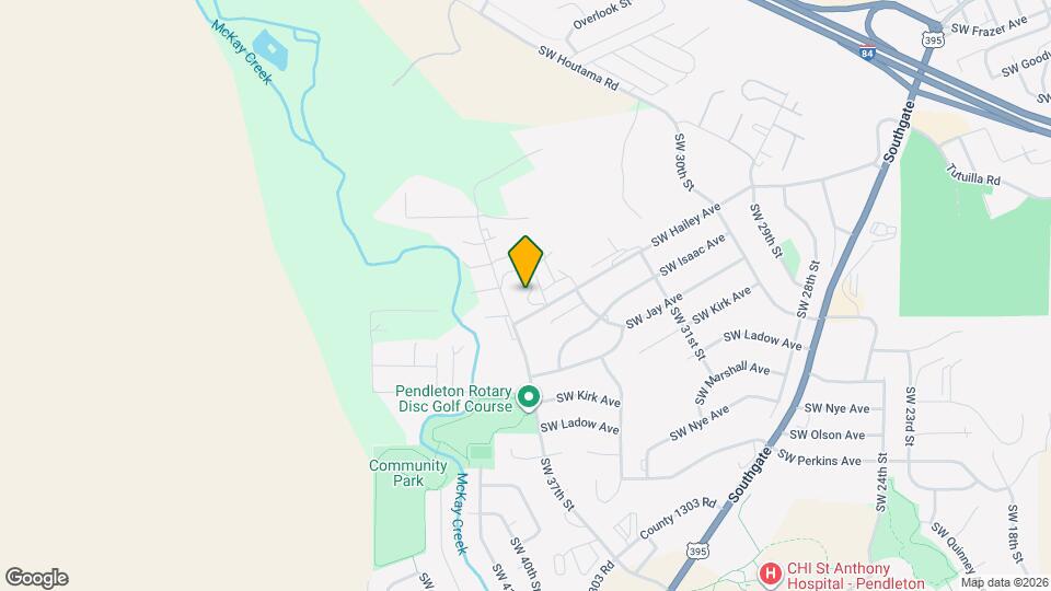 3325 SW Hailey Ave Map and Location Details