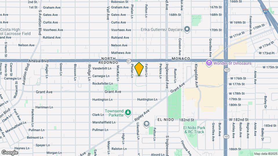 2510 Carnegie Ln Map and Location Details
