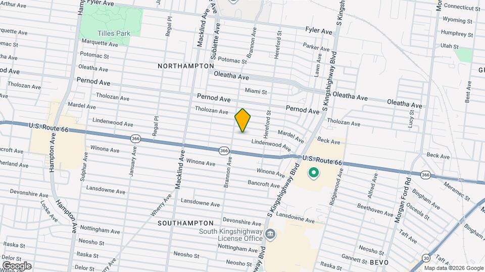 5055 Lindenwood Ave Map and Location Details