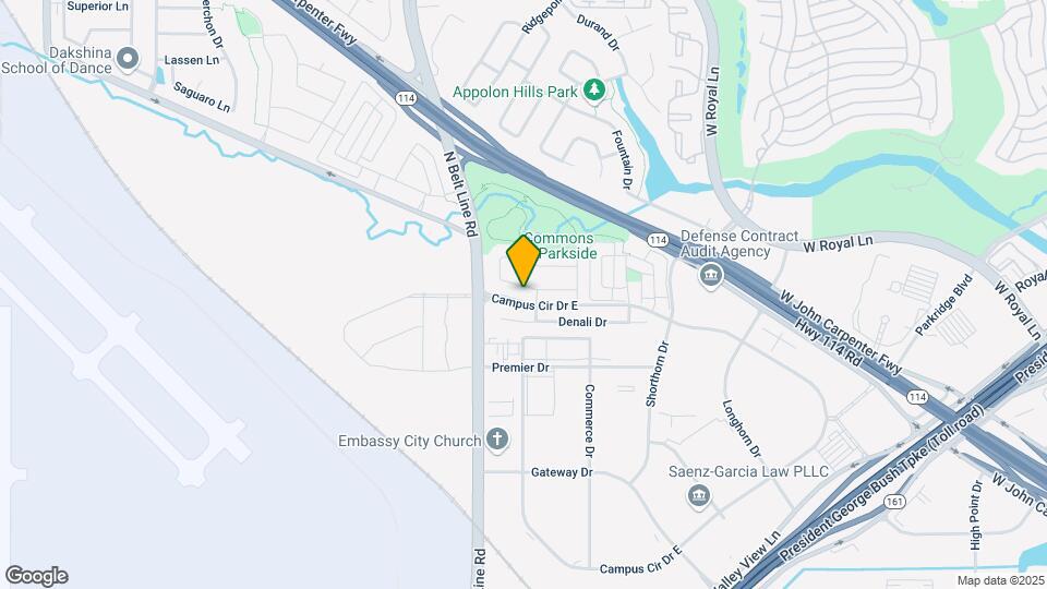 3312 Balcones Dr Mapa y Detalles de la Ubicación