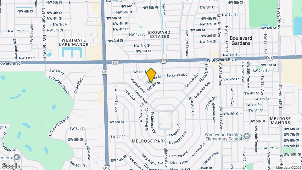 3661 SW 3rd St Map and Location Details