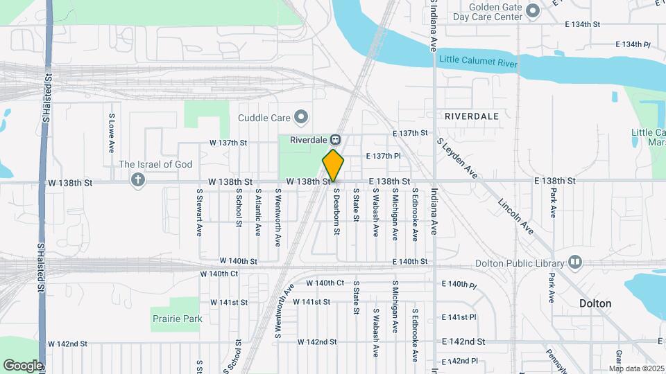 13800 S Dearborn St Map and Location Details