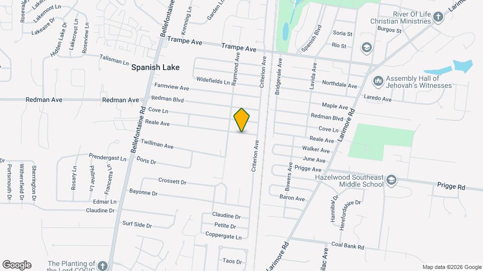 1370 Reale Ave Map and Location Details