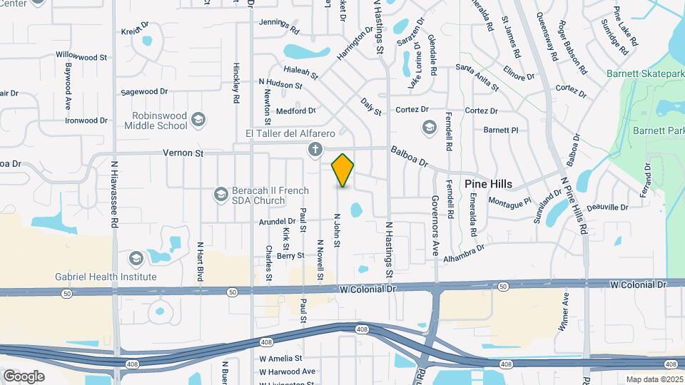1217 N John St Map and Location Details